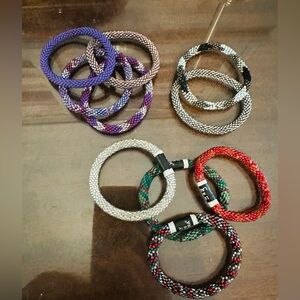 NWT/EUC: Lilly & Laura, Hand made bracelets from Nepal- 10 total